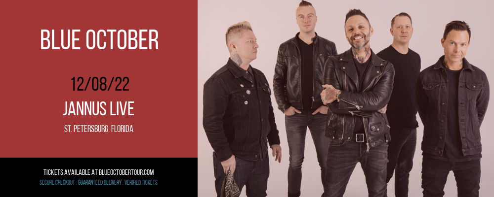 Blue October at Blue October Tour tickets Blue October at Blue October Tour