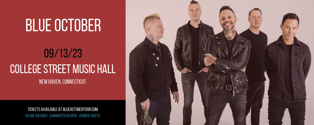 Blue October at Blue October Tour tickets Blue October at Blue October Tour